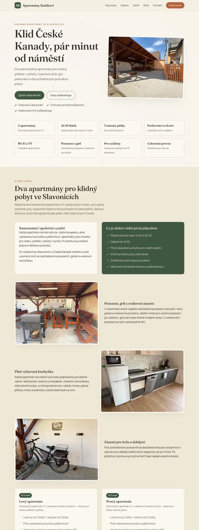 Web ubytovani-knizkovi-slavonice.cz